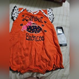 Denver bronco outfit 0/3 months